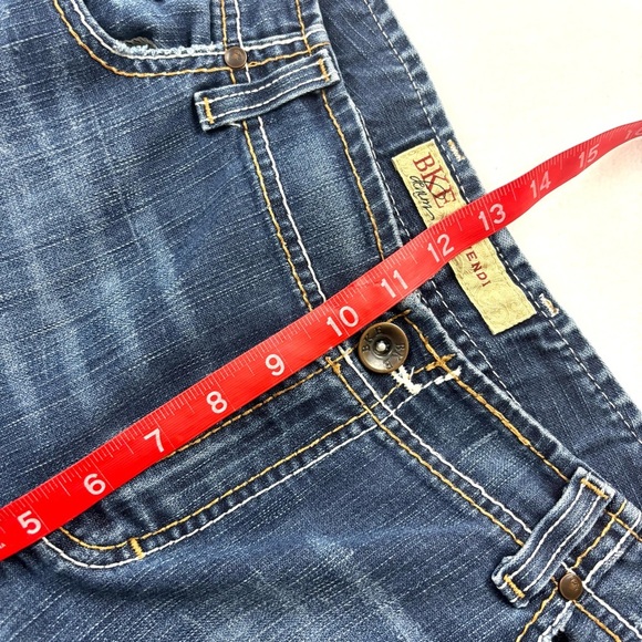 BKE Wendi Lowrise Super Whisker Faded Denim Bootcut Flare Western Jean (36/35.5) - Picture 15 of 16